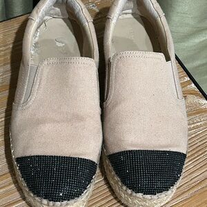 Kendall & Kylie Tan and Black Espadrilles